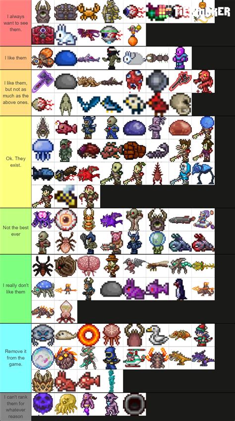 all terraria enemies list.